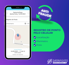 Registro de ponto pelo celular